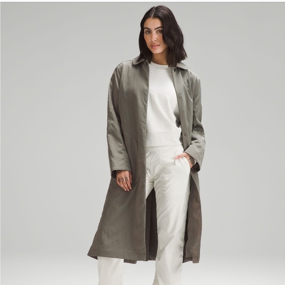 NWT Lululemon Lightweight Collared A-Line Coat - Picture 1 of 6